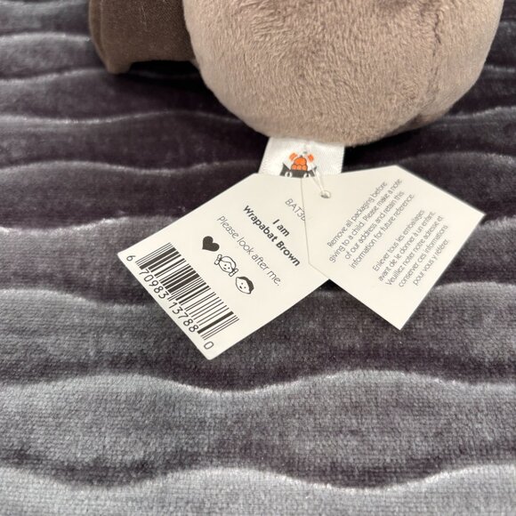 RARE Jellycat Wrapabat Brown BNWT - Picture 8 of 8